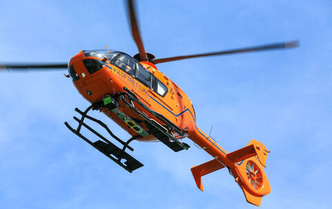 Heli Hubschrauber Helikopter Rettungshubschrauber