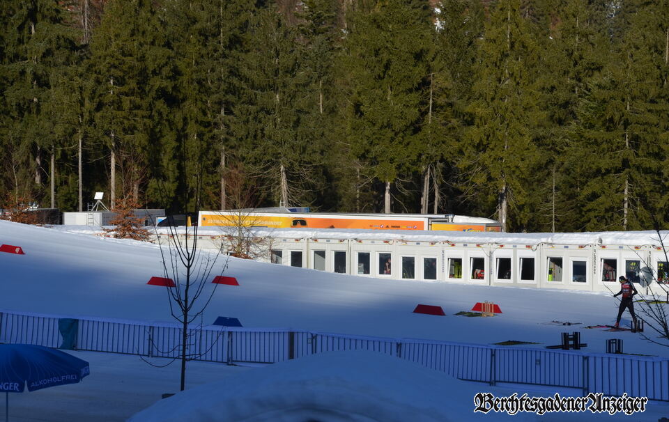 Aufwärmen in der Chiemgau Arena