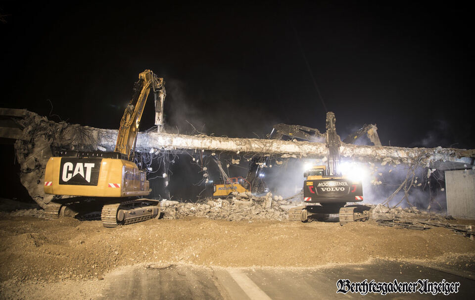 A8 Brückenabriss Anger piding