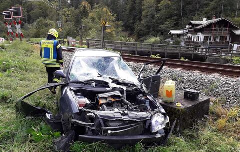 Zugunglück in Bischofswiesen: Einheimische schwerer verletzt mit Helikopter in Klinik geflogen