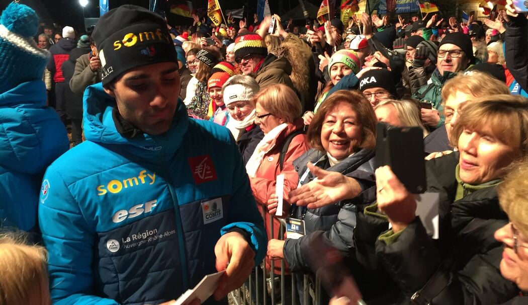 Biathlon-Weltcup: Siegerehrung vom Männer-Sprint im Champions-Park – »Ruhpolding gehört zu den großen Klassikern«