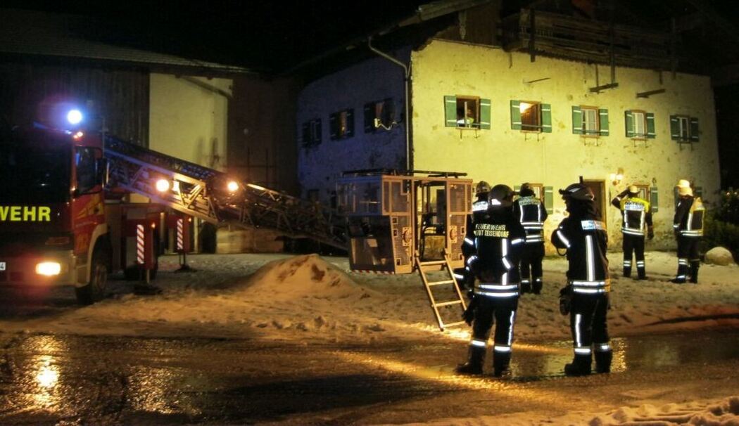 Kaminbrand in Teisendorf/Babing