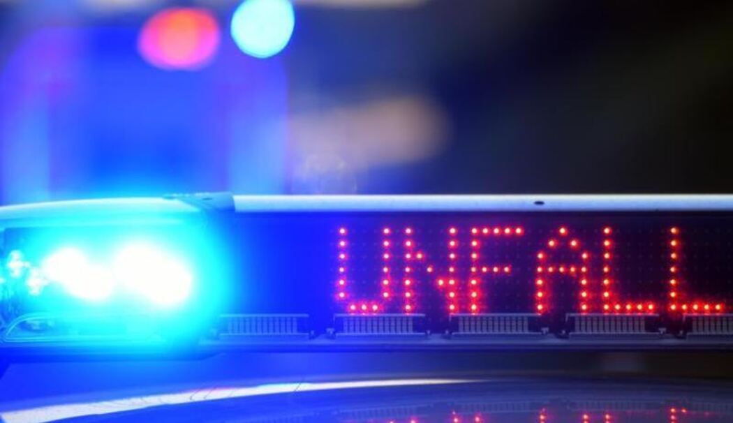 Polizei sichert Unfallstelle