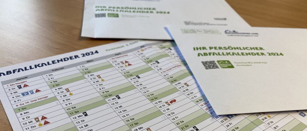Neuer Abfallkalender