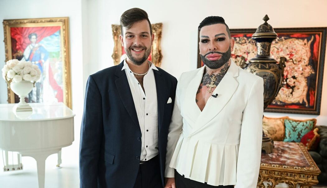 Harald Glööckler und Marc-Eric Lehmann