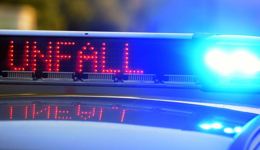 Polizei sichert Unfallstelle