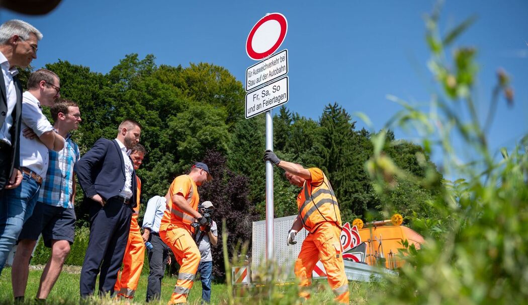 Start Durchfahrtsverbot in Oberbayern