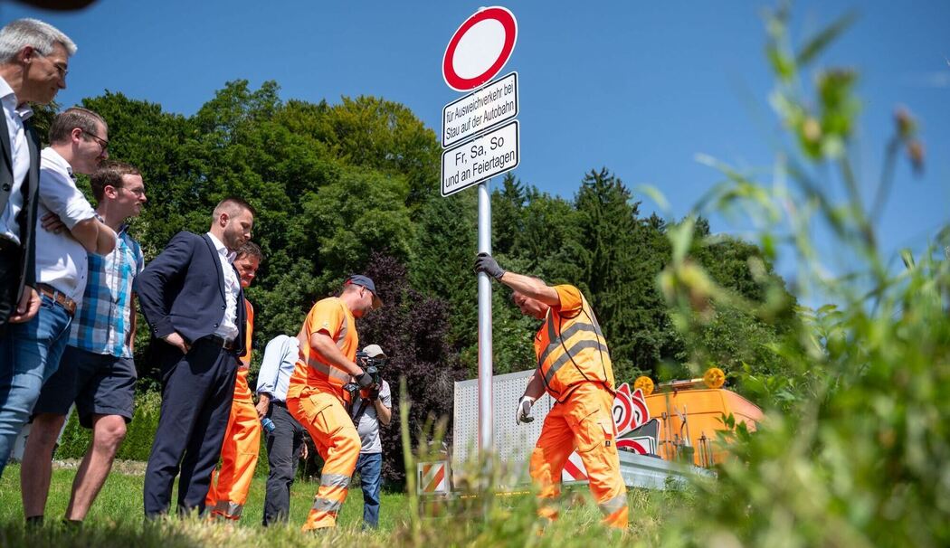 Start Durchfahrtsverbot in Oberbayern