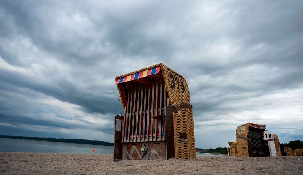 Trübes Wetter an der Ostsee