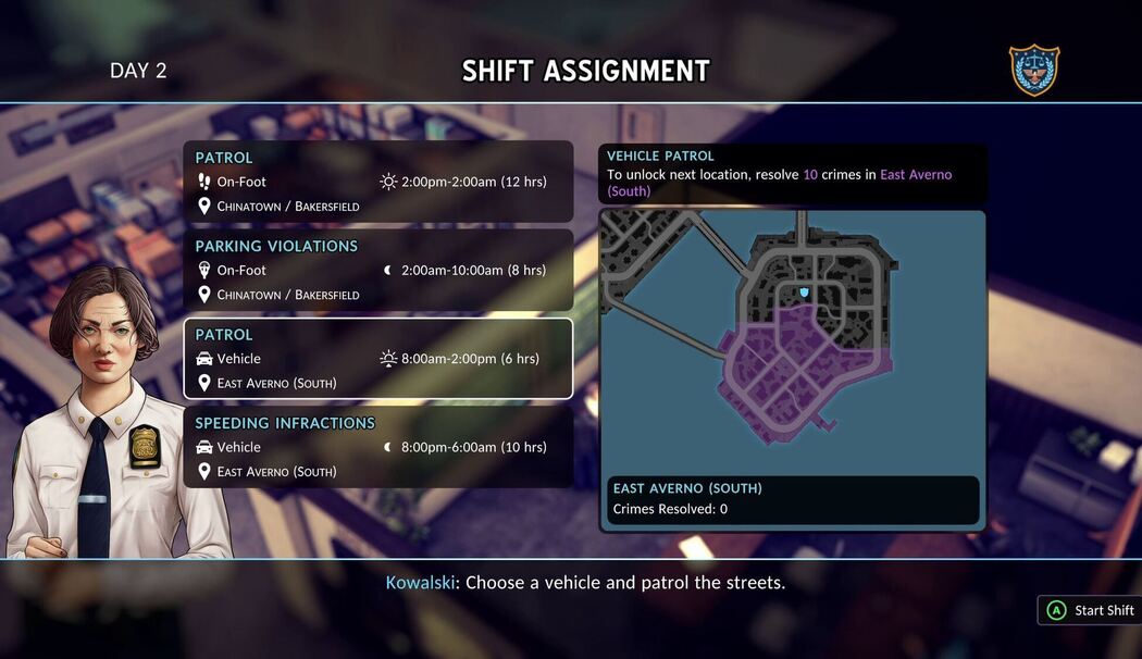 Screenshot aus dem Spiel «The Precinct»