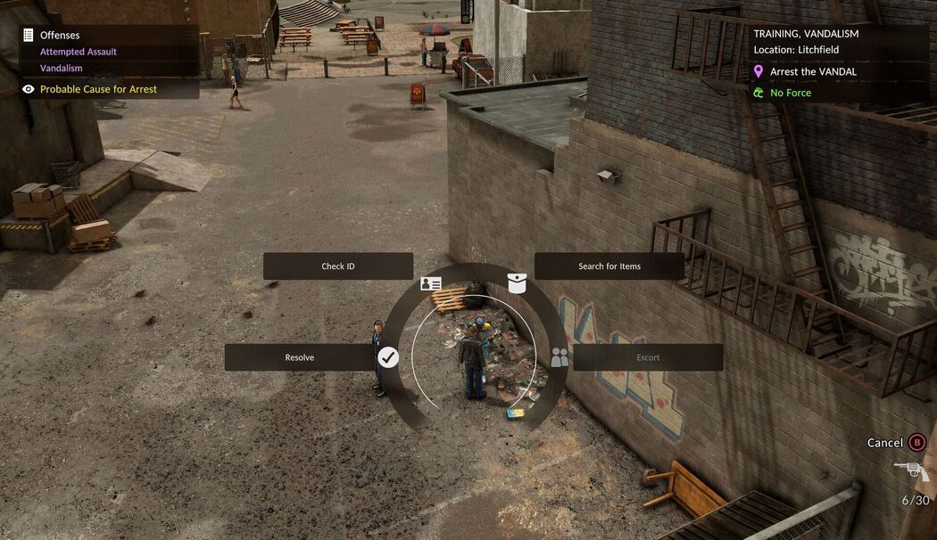 Screenshot aus dem Spiel «The Precinct»