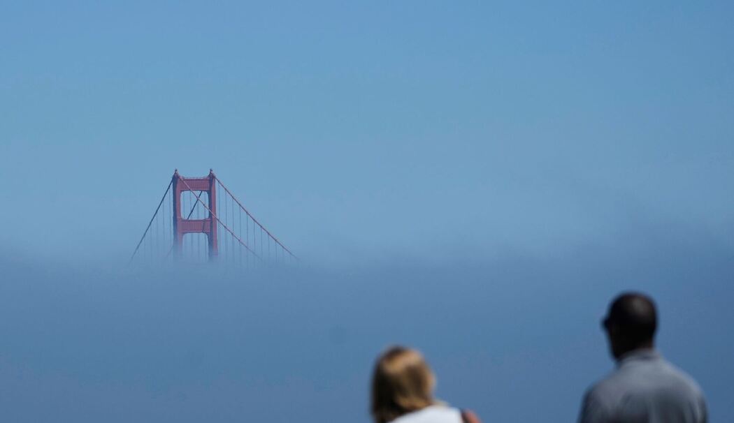 Nebel an der Golden Gate Bridge
