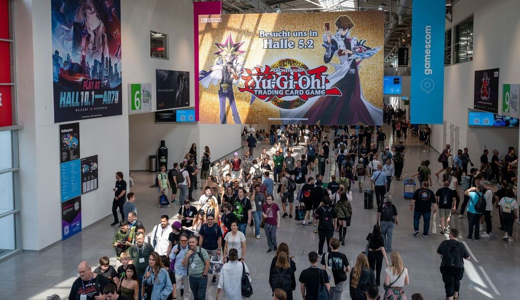 Besucher auf der Gamescom 2025