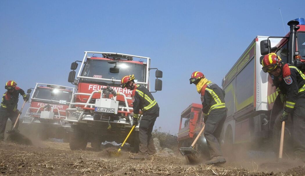 Waldbrände in Spanien - Deutsche Feuerwehrleute im Einsatz