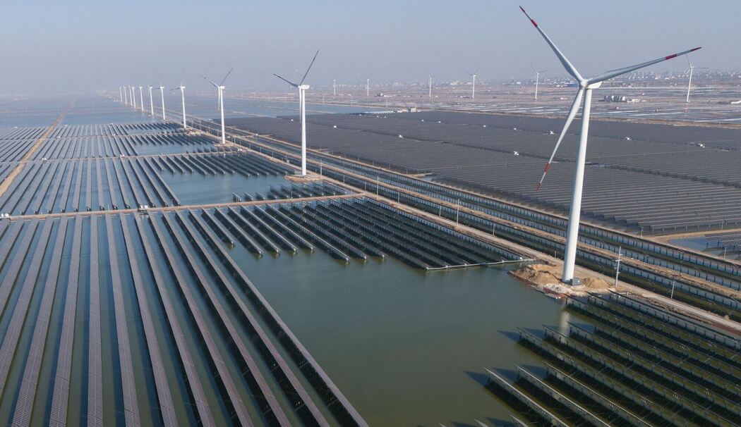 Solar- und Windanlagen in China