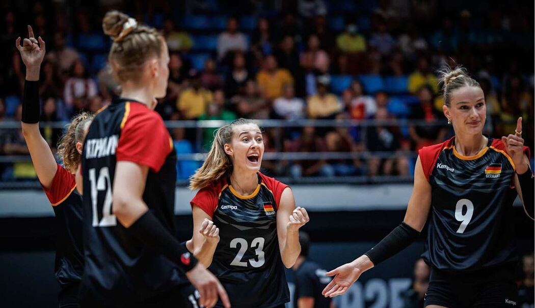 Volleyball WM Frauen in Thailand - Deutschland - Vietnam