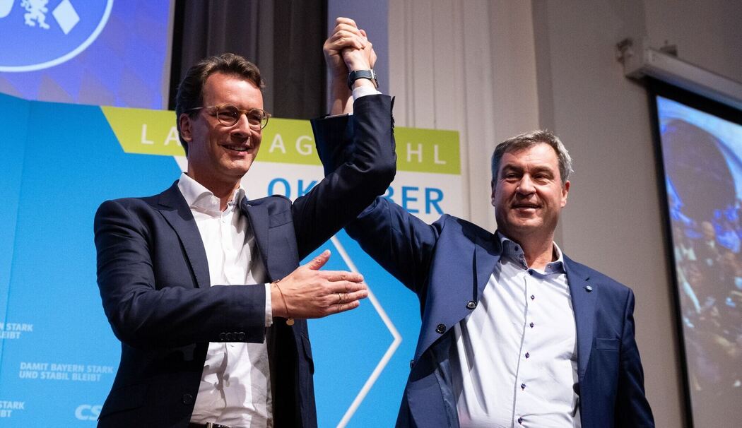 Söder macht Wahlkampf mit Wüst in NRW