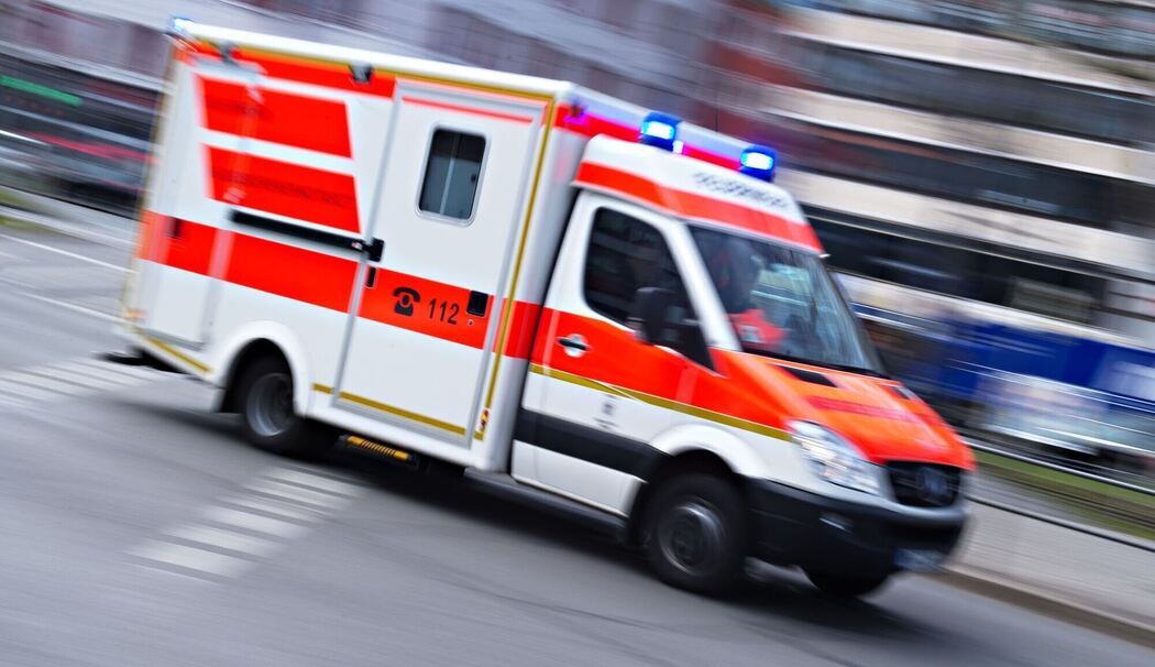 Rettungswagen im Einsatz