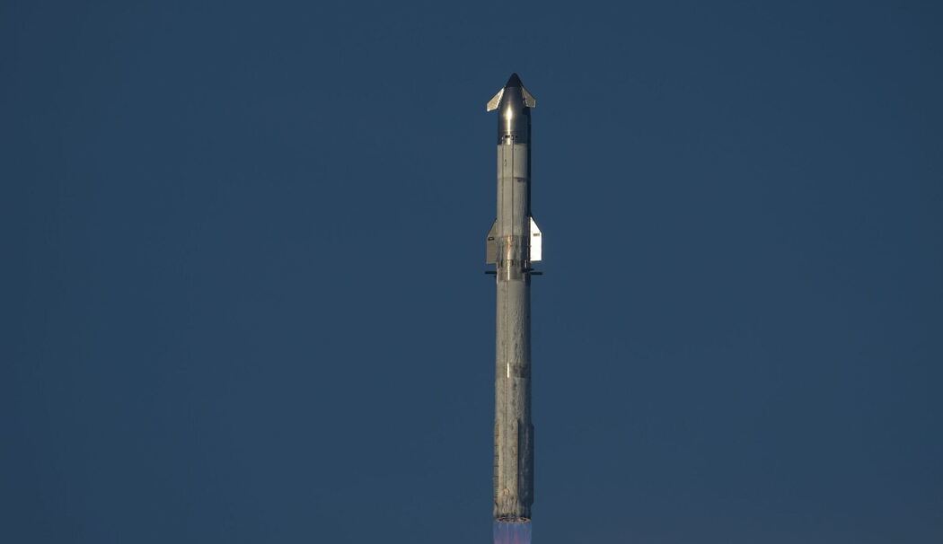 Raketensystem Starship Testflug