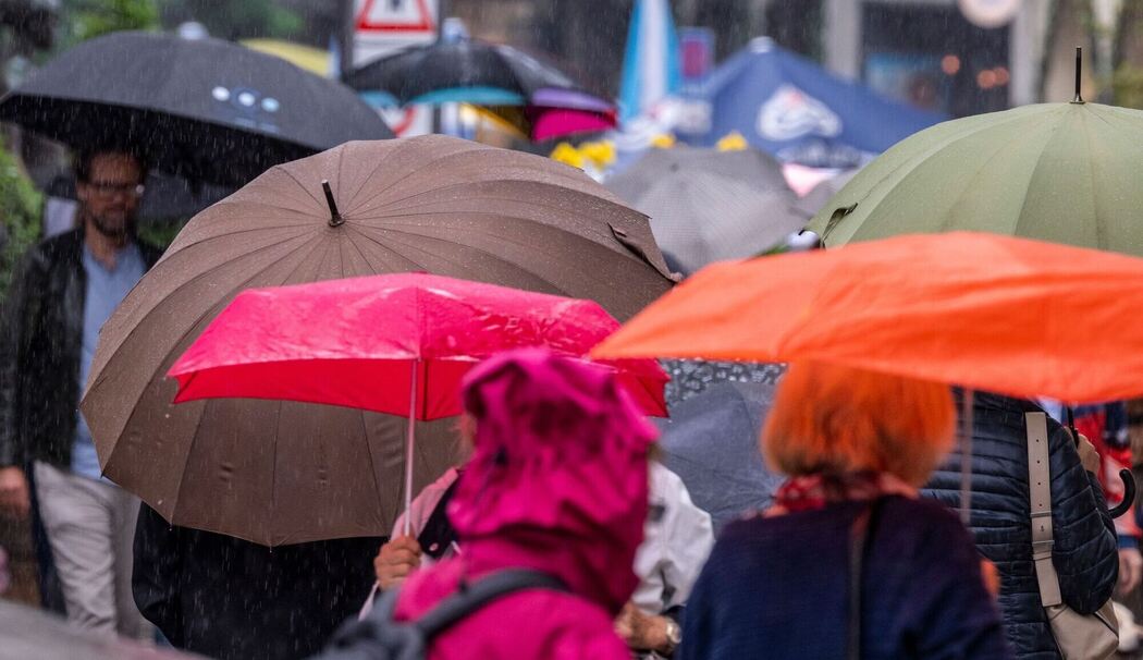 Regenwetter in Bayern
