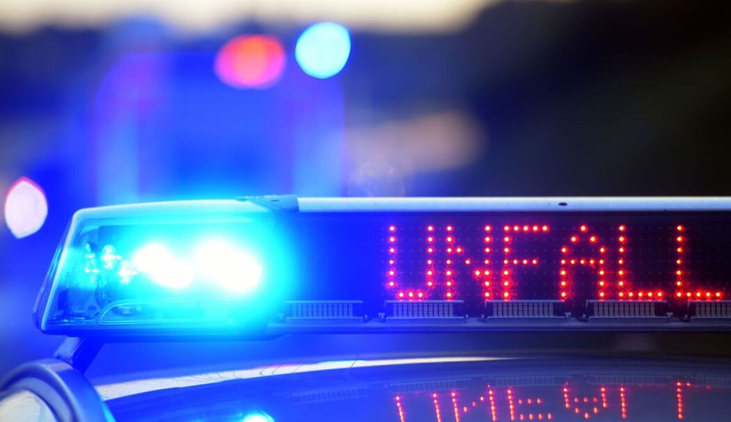 Polizei sichert Unfallstelle