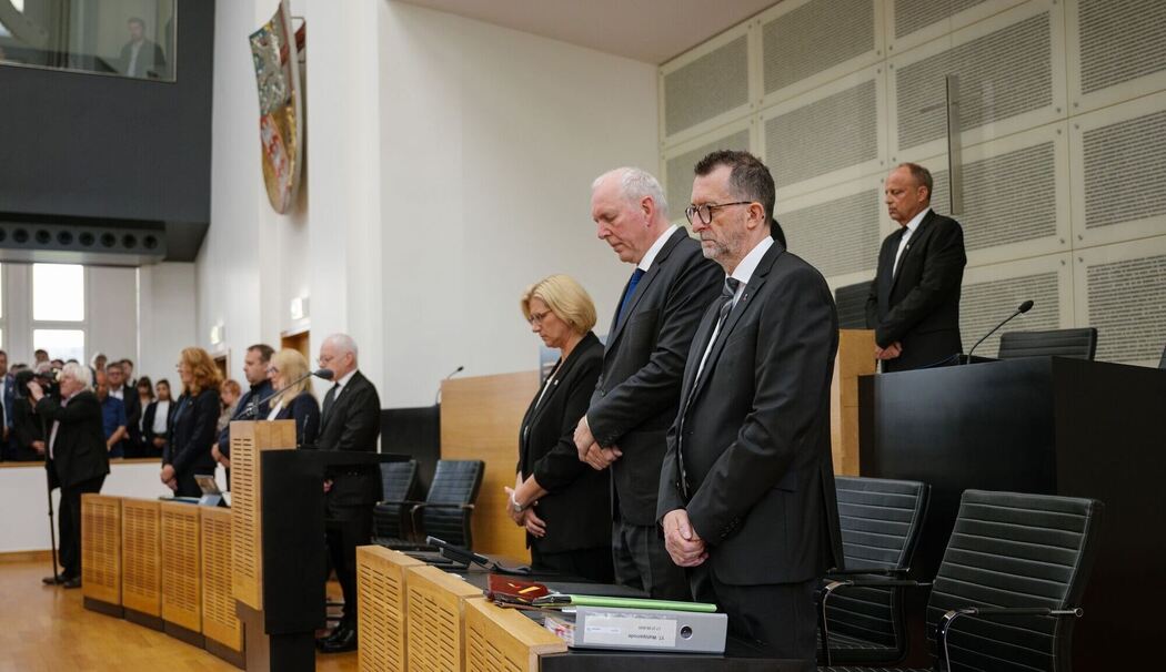 Schweigeminute für den in Völklingen getöteten Polizisten