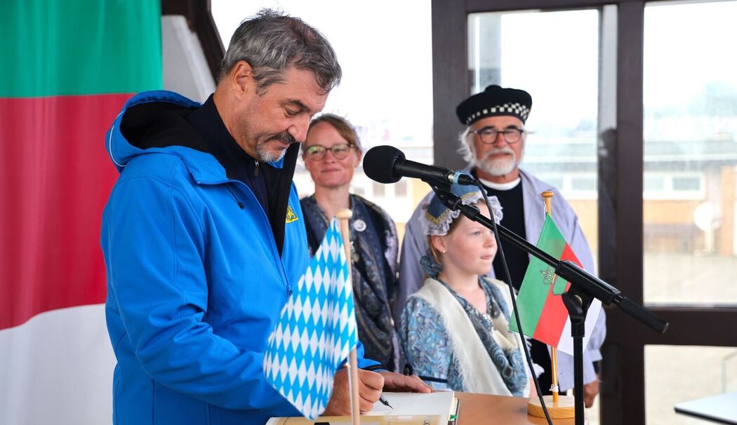 Bayerns Ministerpräsident Söder auf Helgoland
