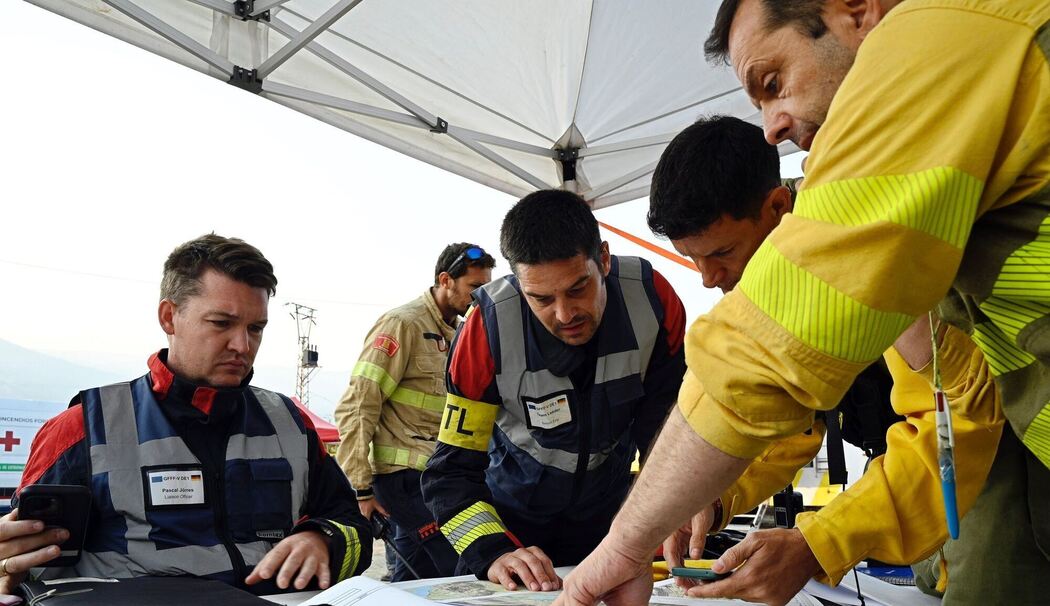 Waldbrände in Spanien - Deutsche Feuerwehrleute im Einsatz
