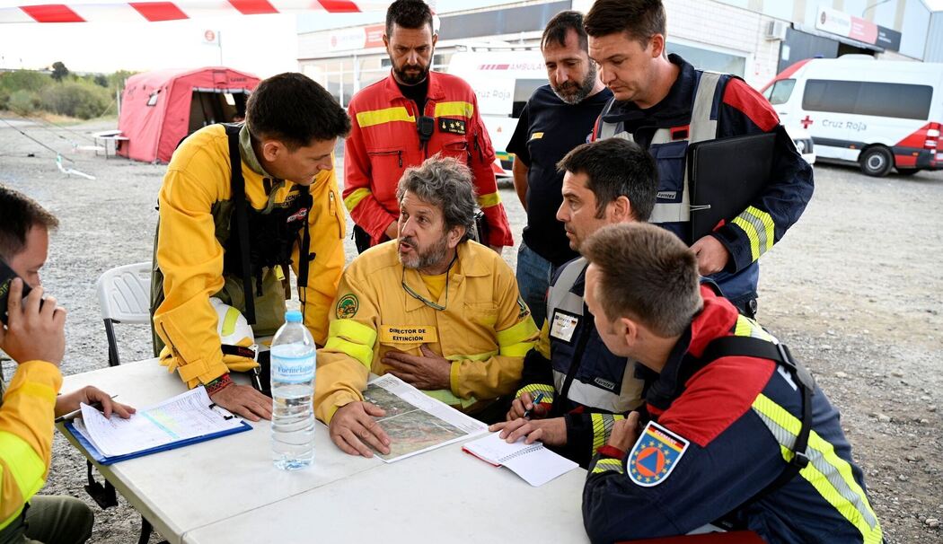 Waldbrände in Spanien - Deutsche Feuerwehrleute im Einsatz