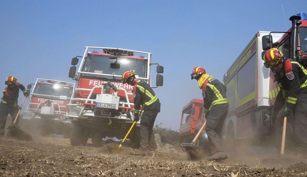Waldbrände in Spanien - Deutsche Feuerwehrleute im Einsatz