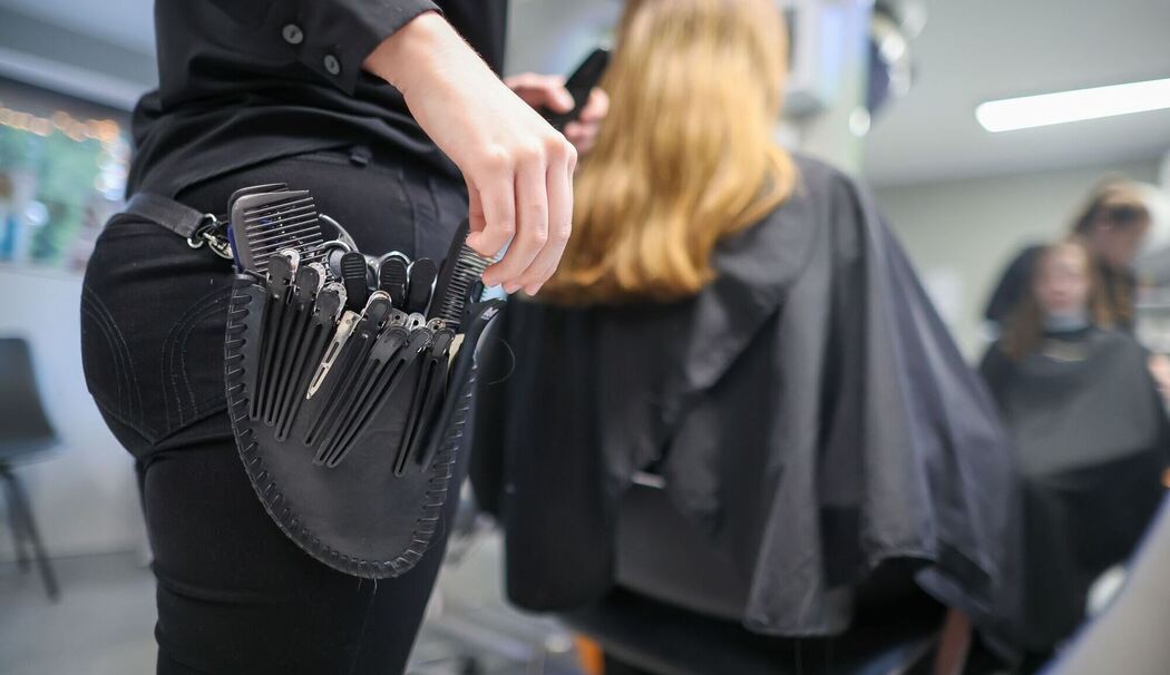 Arbeit im Friseursalon