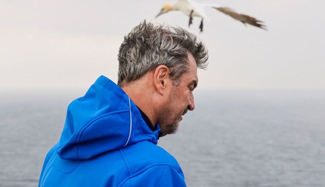 Bayerns Ministerpräsident Söder auf Helgoland