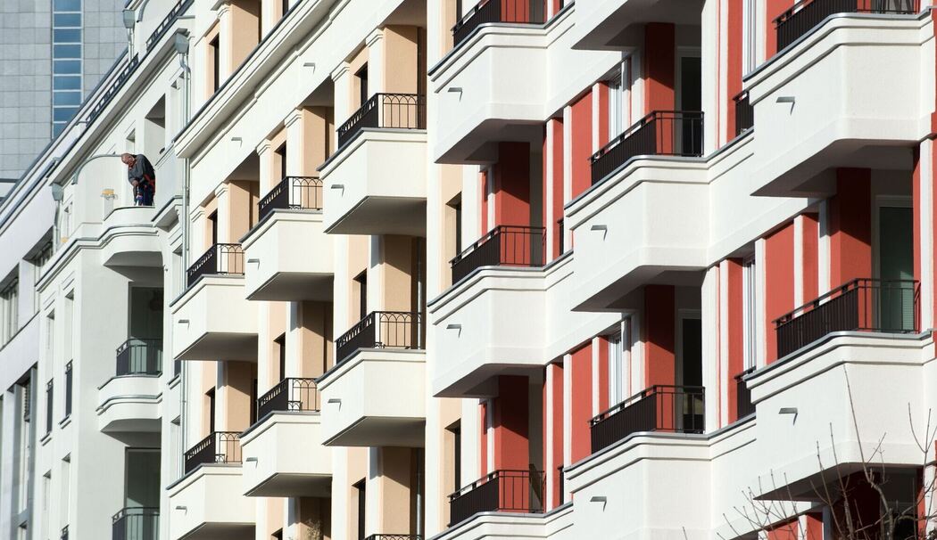 Balkone an Mehrfamilienhäusern