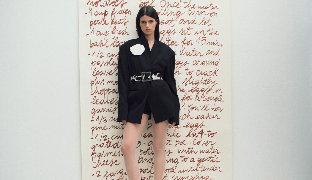 Oversize-Blazer mit Gürtel von Fabienne Chapot