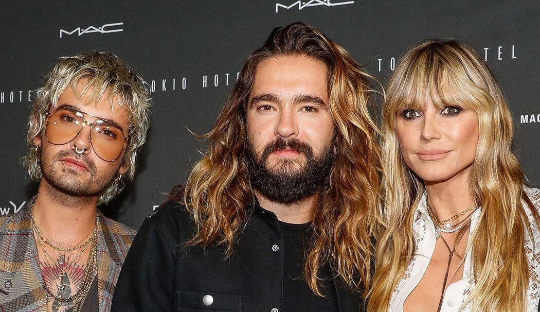Kaulitz-Brüder und Heidi Klum