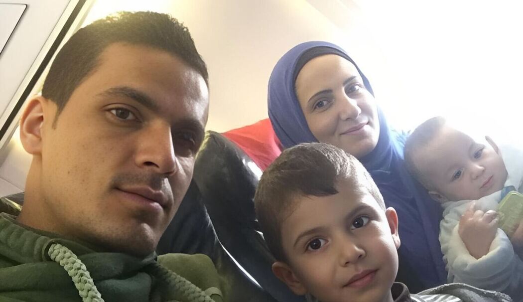 Familie Abdul Rahman während der Flucht