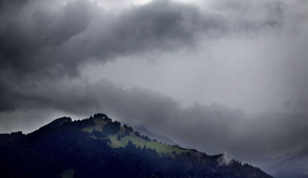Regenwetter im Süden Bayerns