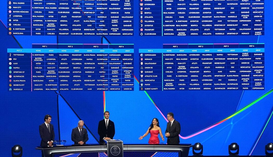 Champions League Auslosung in Monaco