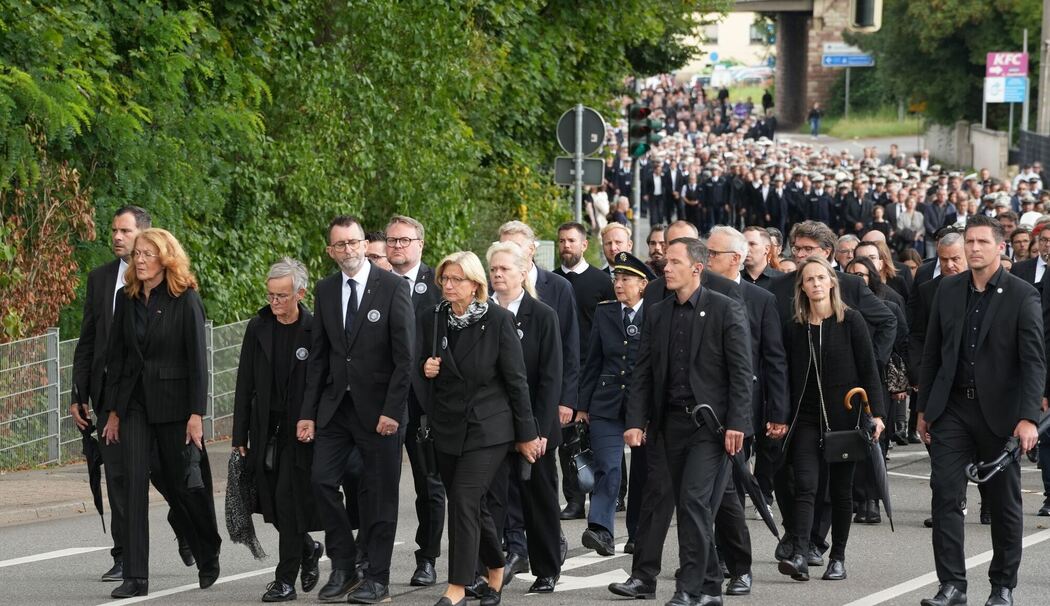 Trauerfeier für erschossenen Polizisten