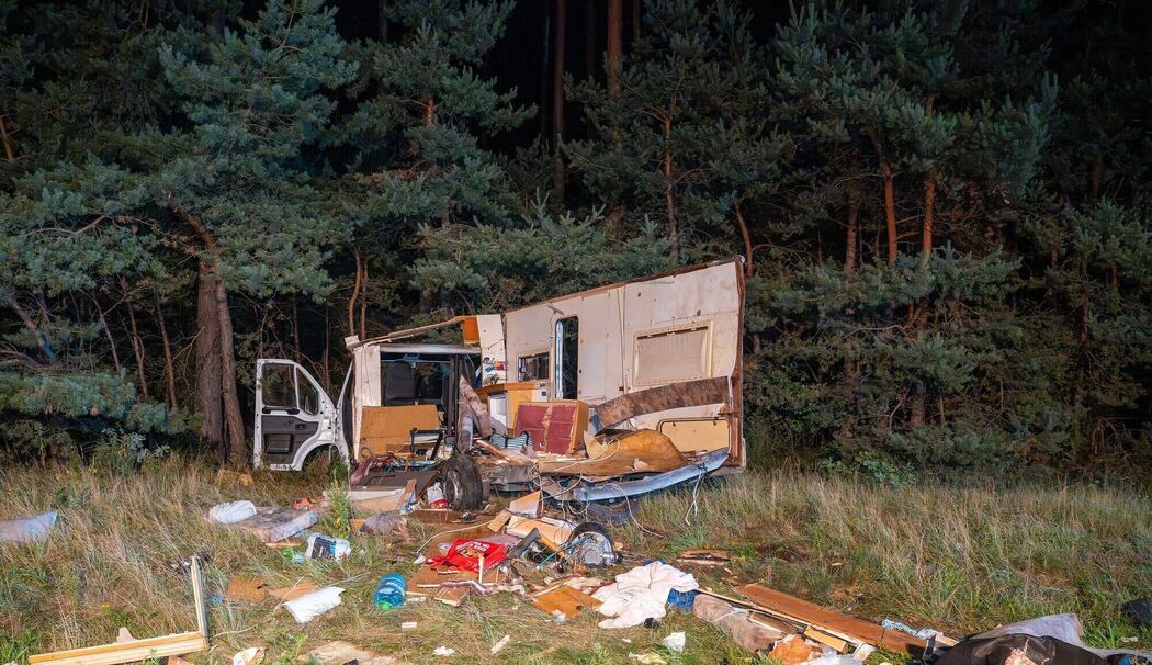 Unfall auf Standstreifen der A9