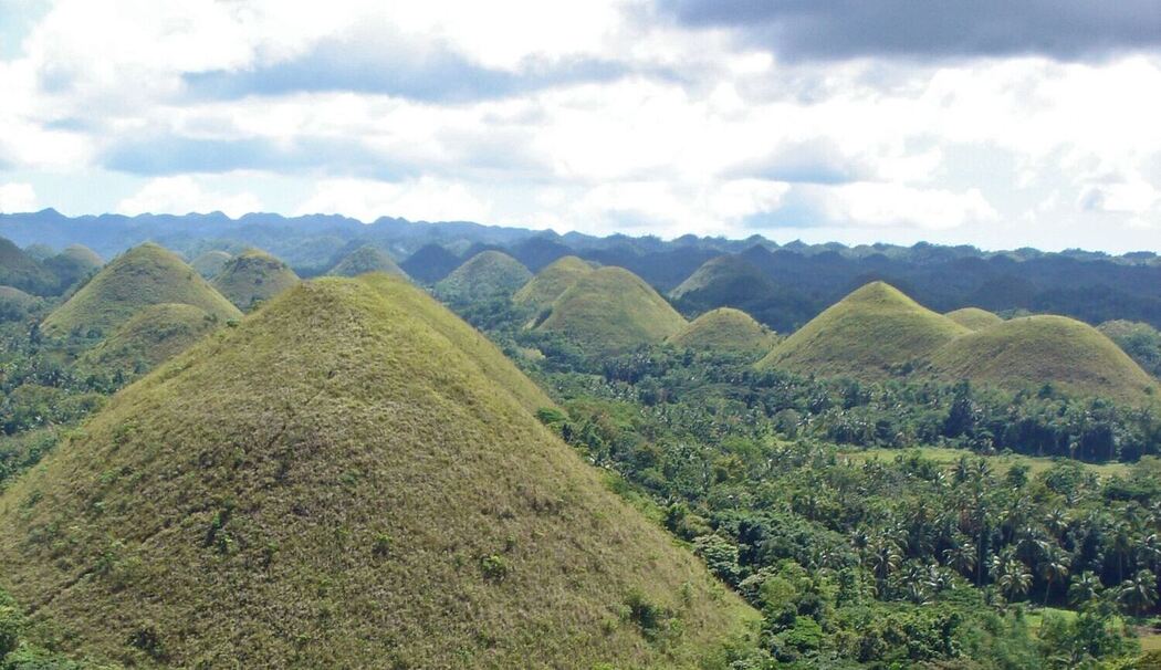 Schokoladenhügel auf der Insel Bohol