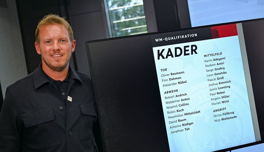 DFB-Pressekonferenz mit Julian Nagelsmann