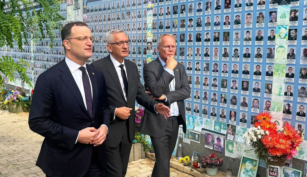 Spahn und Miersch gemeinsam in der Ukraine