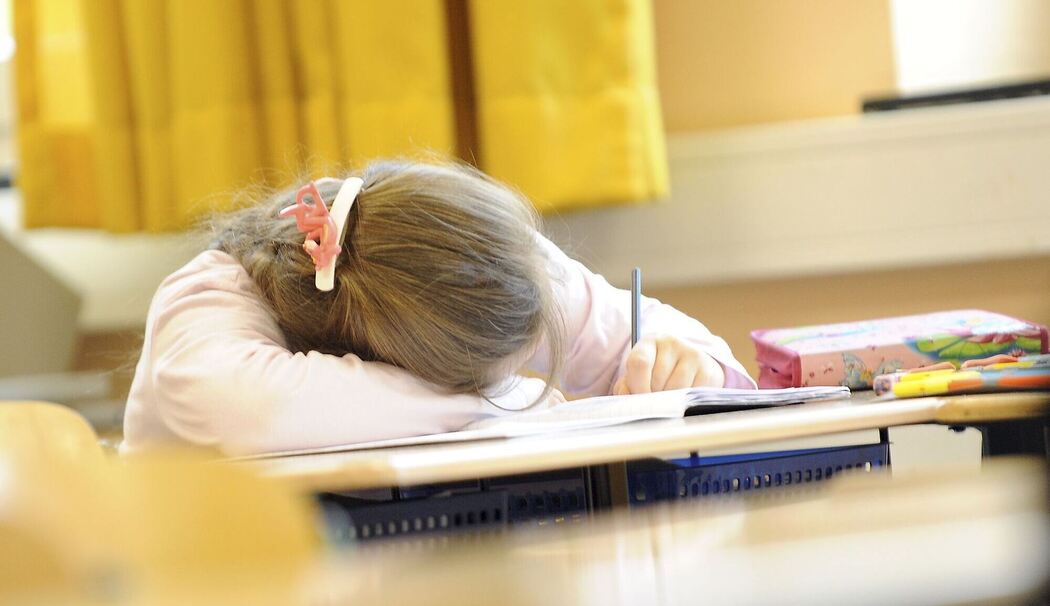 Viele Schüler fühlen sich erschöpft.