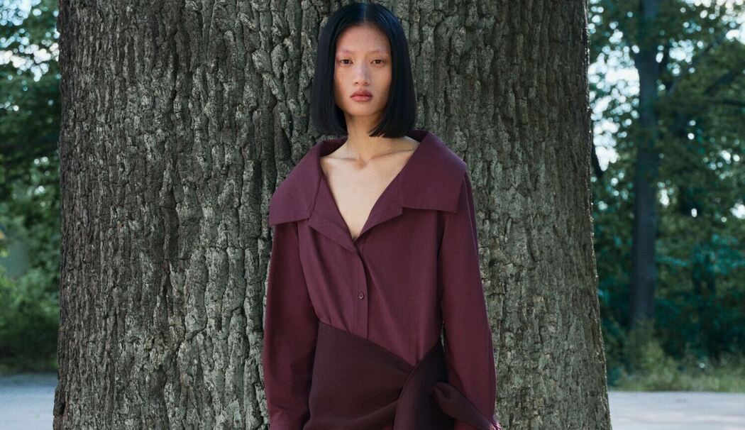 Kleid im Farbton Italien Plum bei Arket