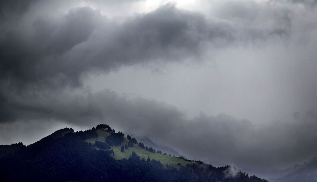 Regenwetter im Süden Bayerns