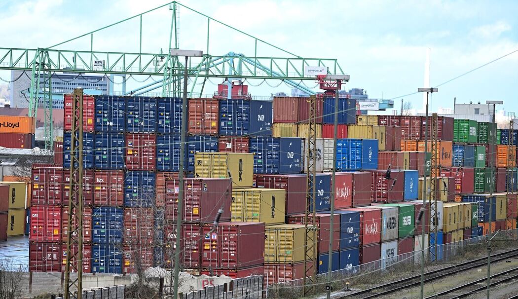 Container im Hafen