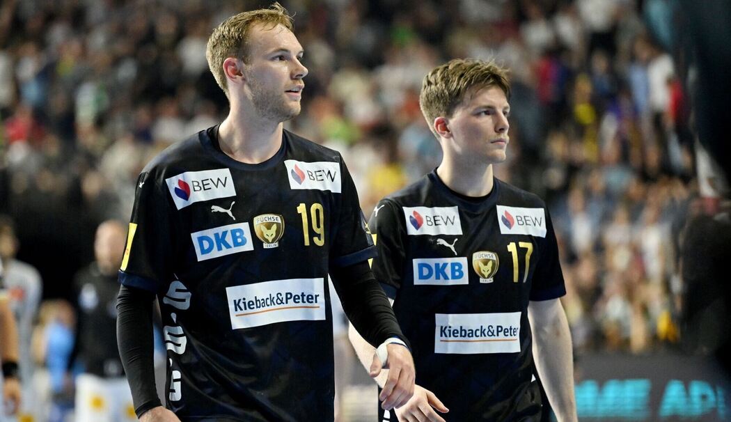 Mathias Gidsel (l.) und Nilst Lichtlein