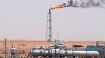Ölfeld in Saudi-Arabien