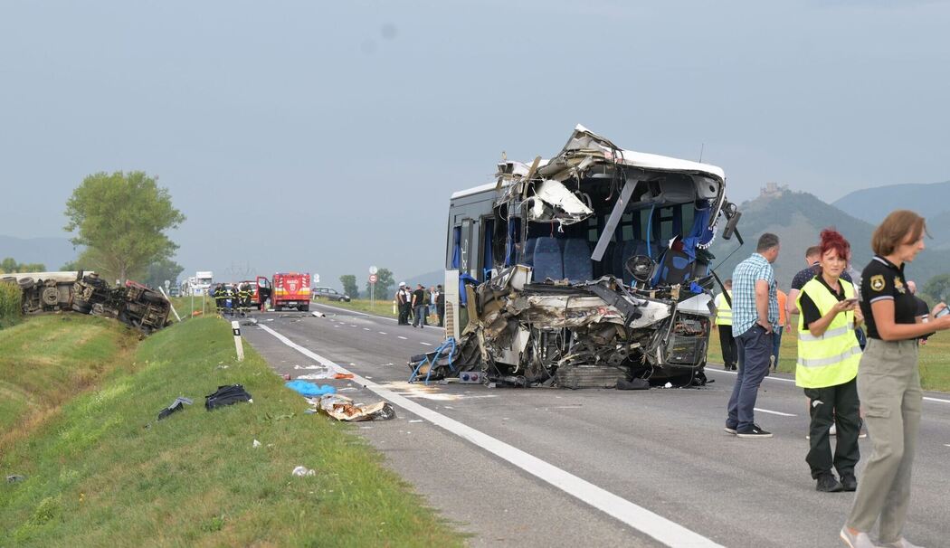 Busunfall in der Slowakei